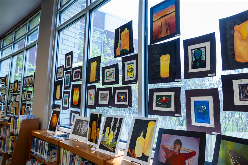 Students create art